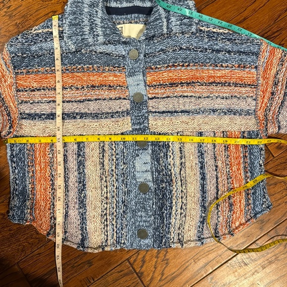 Anthropologie Pilcro Embroidered Earth Cardigan Sweater Iconic World ๐ EUC - Picture 16 of 16